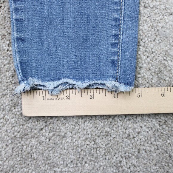 Levi’s Jeans Womens 16 Blue 720 High Rise Super Skinny Distressed Denim (26x27) - Picture 5 of 13